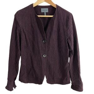 OSKA Women's Wool Blend Short Lightweight Jacket Women Size 1 US 6/8